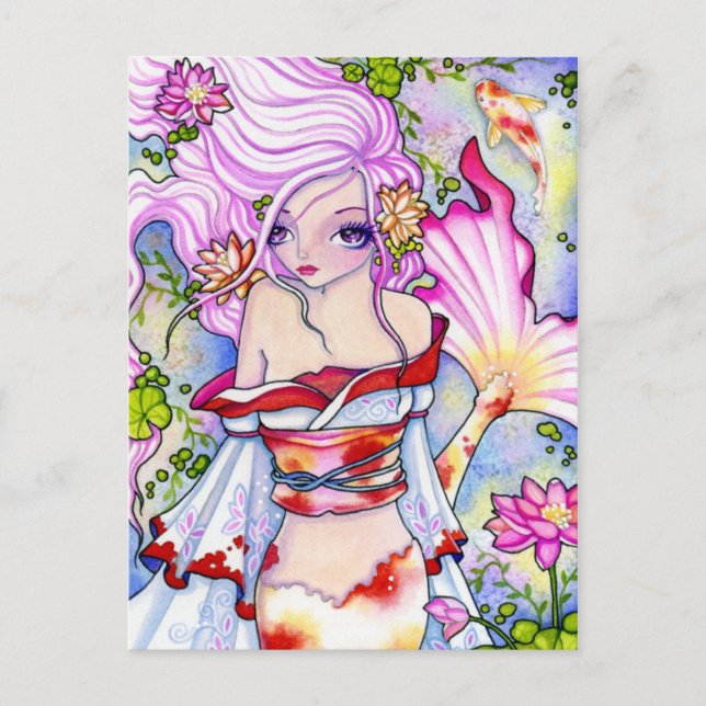 Koi - vykort (Framsida)