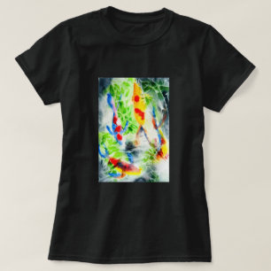 Koi Watercolor fish bra art T Shirt