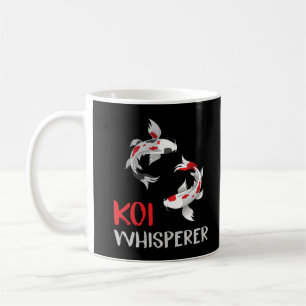 Koi Whisperer Fish Humor Koi Farmer Kaffemugg