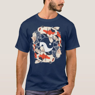 Koi Yin Yang Asian Carp Nishikigoi Japansk Koi Ca T Shirt
