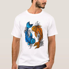 Koi Ying Yang Original Artwork T Shirt