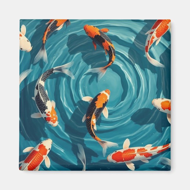 koifisk magnet (Framsidan)