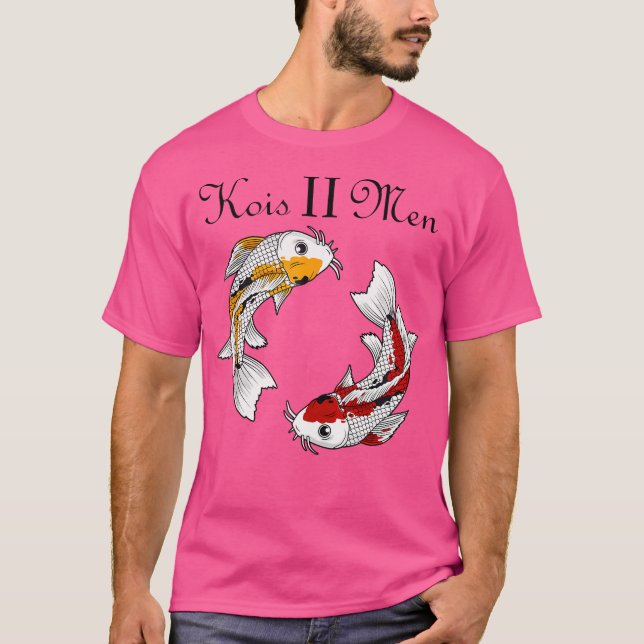 Kois II Manar Fish Carp Yin och Yang Rb Group Funn T Shirt (Framsida)
