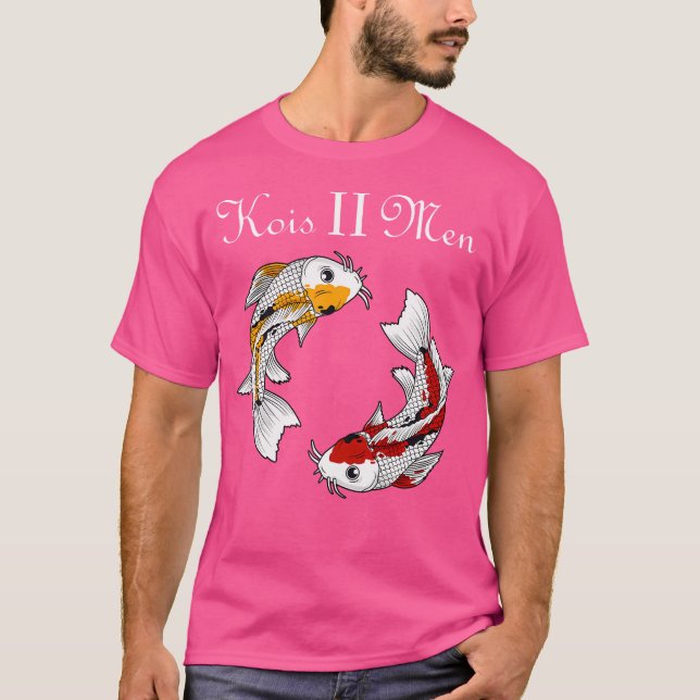 Kois Ii Manar Fish Carp Yin Yang Rb Group Funny T Shirt (Framsida)
