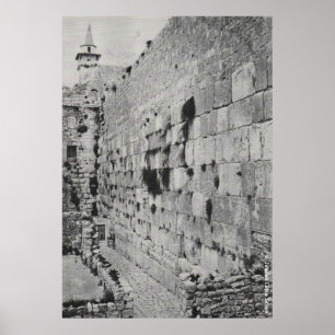 KOISEL - 1870 - WAILING WALL - ISRAEL - POSTER