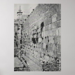 KOISEL - 1870 - WAILING WALL - ISRAEL - POSTER