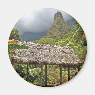 Koja i den Iao daldelstatsparken, Maui, Hawaii Magnet