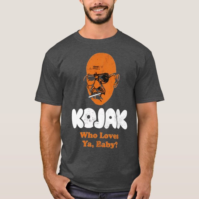 Kojak Vem Kärlek Ya Baby T Shirt (Framsida)