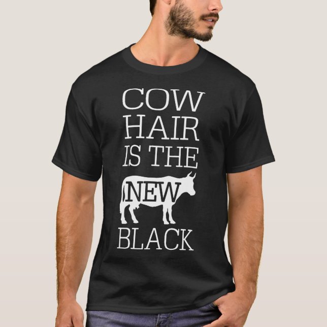 Kojäll är det nya svarta djurko t shirt (Framsida)