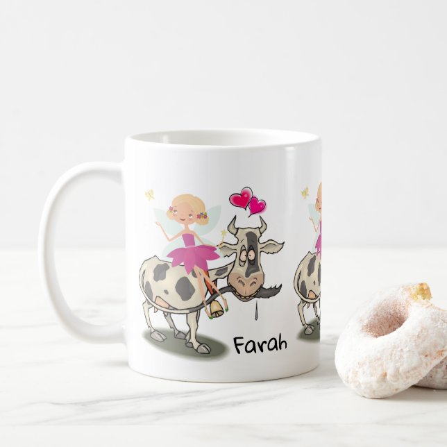 Kojfair Florala Rosa Hjärtan  Mugg (Med munk)