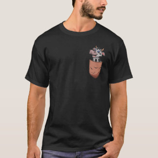 Kojordbruk Gårdsdjur Bonde Söt Fickko 1 T Shirt
