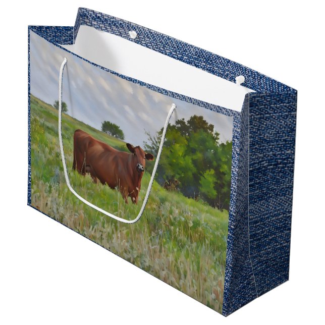 Kojordbruk Ranch Art Stor Presentpåse (Framsidan Vinklad)