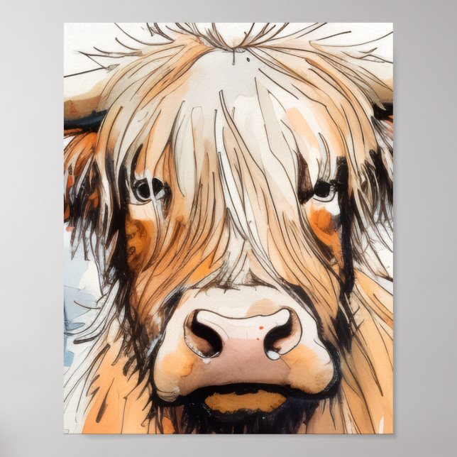 Kojubile, höglands ko  poster (Framsidan)