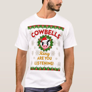 Kojungar klingar lyssnar du jul rolig C T Shirt