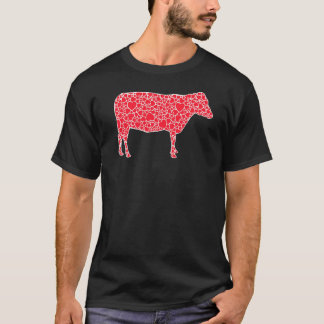 Kojurhjärtan Alla Hjärtans Dag Kviga Bondflicka T Shirt