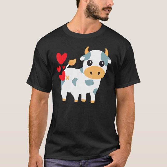 Kojurtar Söta Alla Hjärtans Dag T Shirt (Framsida)