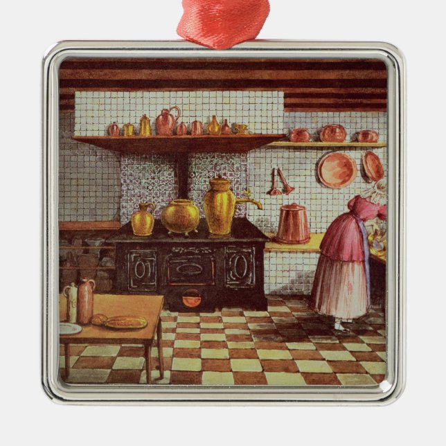 Kök av hotellet St.Lucas Julgransprydnad Metall (Framsidan)