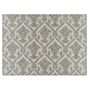 Kök för blommönster för Fauxsilverglitter