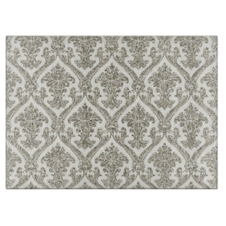 Kök för blommönster för Fauxsilverglitter