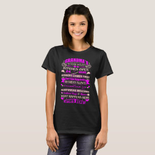 Kök för mormorhusregler öppnar 24 timmar Tshirt T Shirt