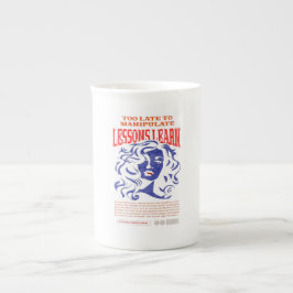 KÖK MANIPULERA LEKTIONER LÄR SPECIALMUG  BENPORSLIN MUGG