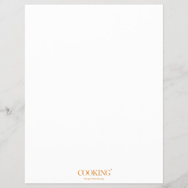 Koka billigare än terapi reklamblad (Framsidan)