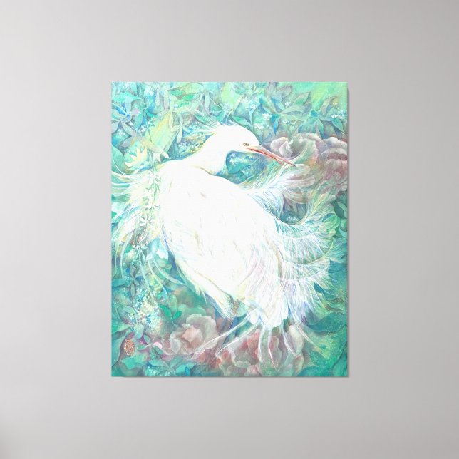 Koka: The Radiant Heron Canvastryck (Framsida)