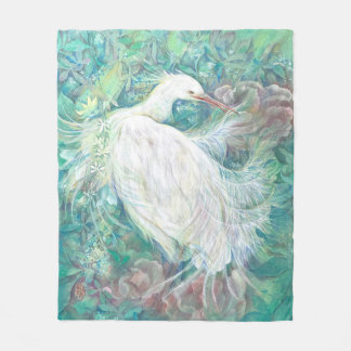 Koka: The Radiant Heron Fleecefilt