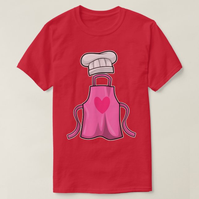 Kokad apron Chef hat T Shirt (Design framsida)
