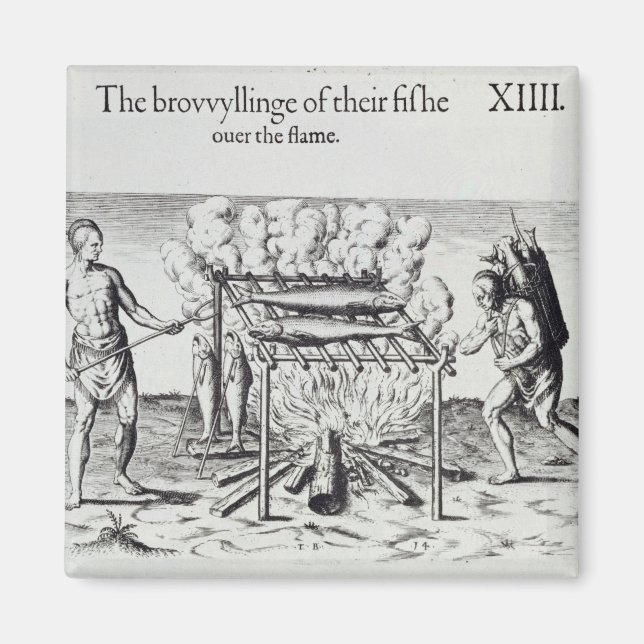 Kokad fisk magnet (Framsidan)