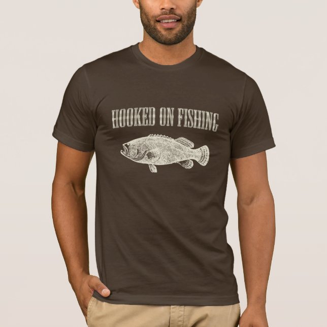 Kokad på fiskeofferten Brown och Beige Tee (Framsida)