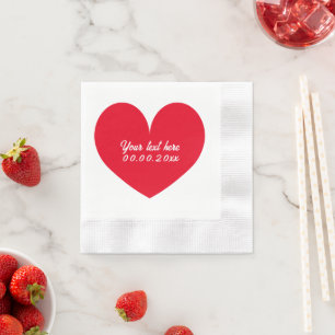 Kokaduvblöjor för bröllop eller förlovning pappersservett