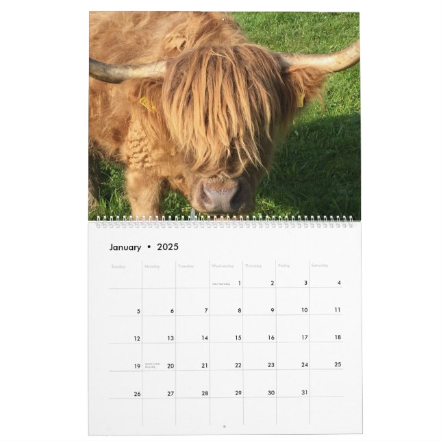 Kokalender Kalender (Jan 2025)