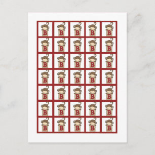 Kokalosknappar för Bingo Card-markörer Vykort