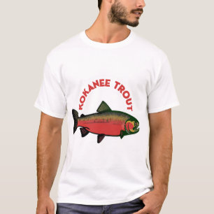 Kokanee Forell Fiske Present För Anglare T Shirt