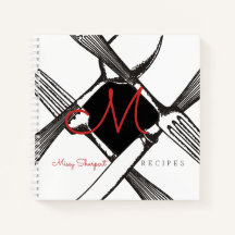 kokbok för vintage silverware monogram recept