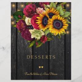 Kokboksdelare för Luxury elegant rustic guld