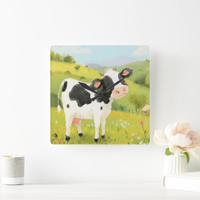 Kokens dag ut fyrkantig klocka (Hem)