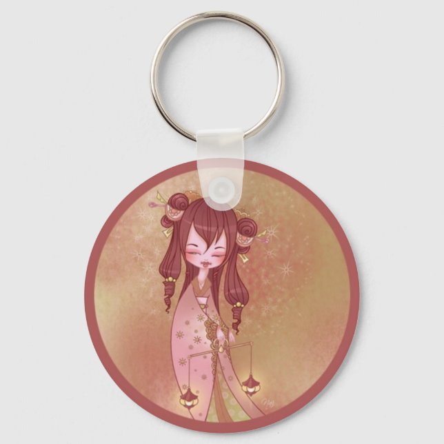 Kokeshi Balance Nyckelring (Framsida)