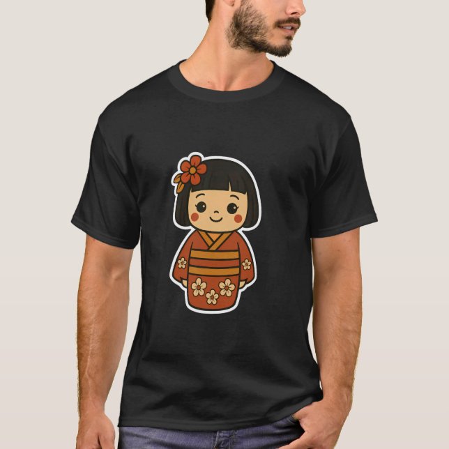 Kokeshi-chan T Shirt (Framsida)