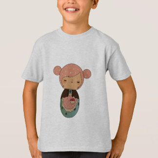 Kokeshi docka t-shirt