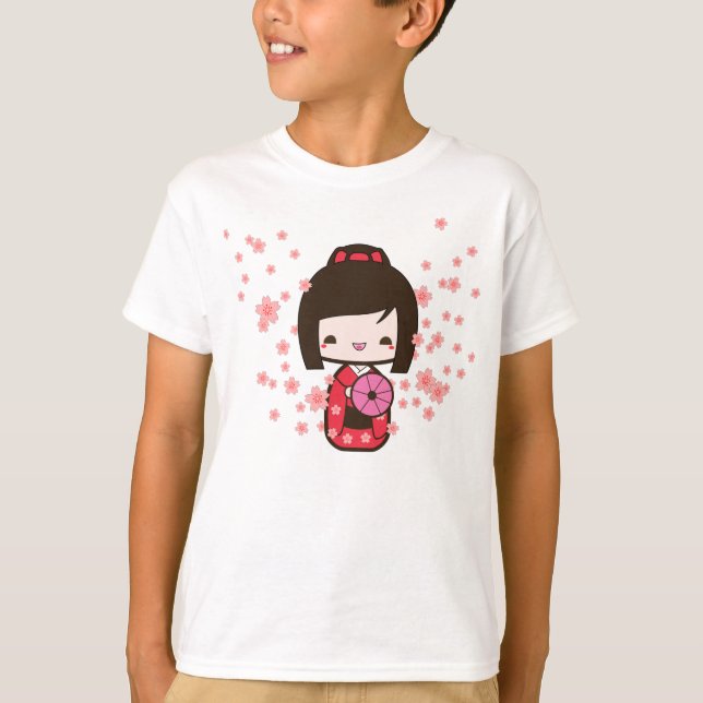 Kokeshi docka tee (Framsida)