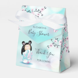Kokeshi Doll Baby Shower Tack Presentaskar