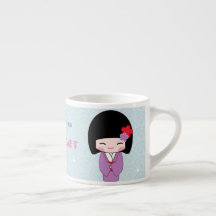 Kokeshi Doll Japanskt kaffe MUGG