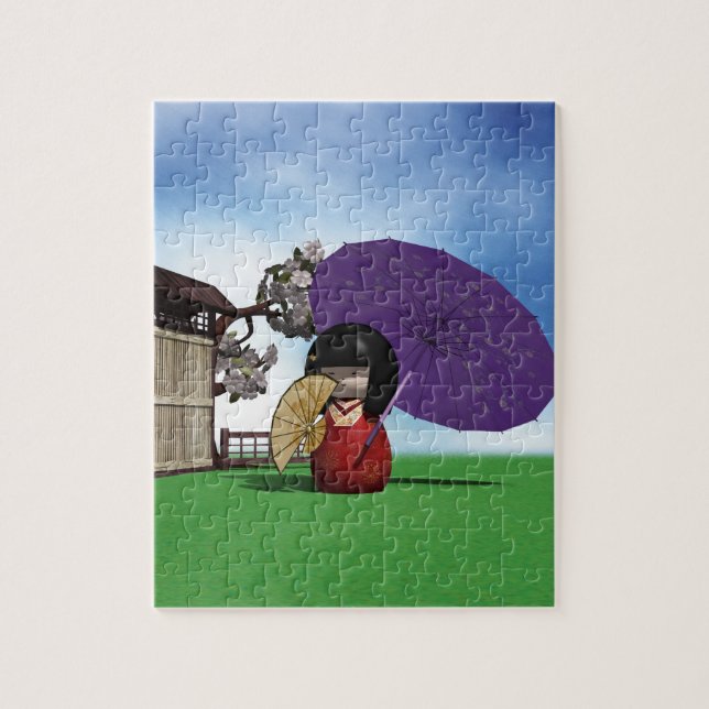 Kokeshi Doll Pussel (Vertikal)