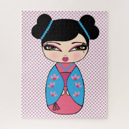 Kokeshi Doll Puzzle Pussel