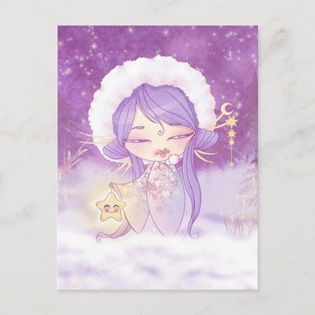 Kokeshi Etoile Vykort (Framsida)