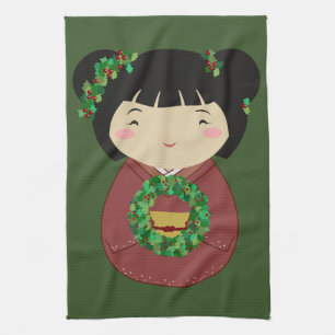 Kokeshi julkran kökshandduk
