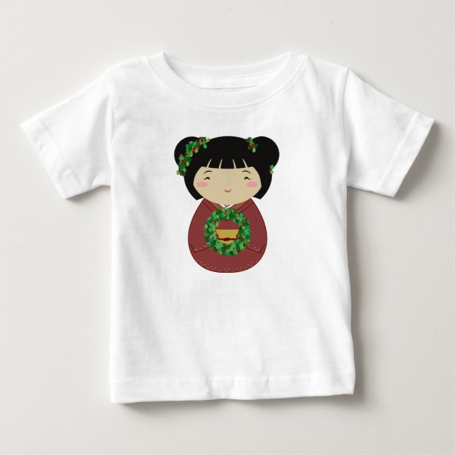 Kokeshi julkran t shirt (Framsida)