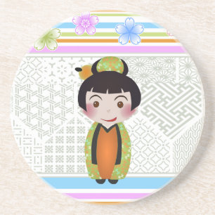 kokeshi noshi underlägg sandsten